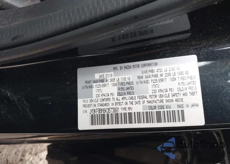 2019 Mazda Cx-5 Sport from USA, damaged, VIN JM3KFBBM8K0673891